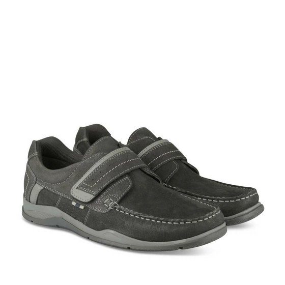 Chaussures bateau NOIR MEGIS CASUAL