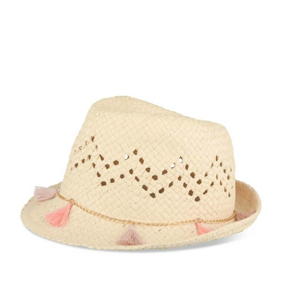 Chapeau BEIGE LOVELY SKULL