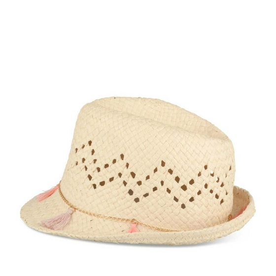 Chapeau BEIGE LOVELY SKULL