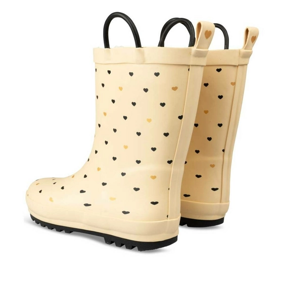 Bottes de pluie JAUNE LOVELY SKULL