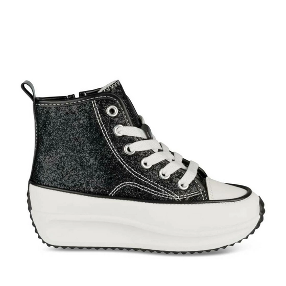 Sneakers ZWART LOVELY SKULL