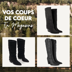 COUP DE 💙 ~ Magasins
Découvrez vos coups de coeur de la semaine ! 🫶 
Rendez vous vite en magasin ou sur chaussea.com pour les shopper ⚡